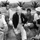 Norman Borlaug (center) in the field in Mexico with a group of young international trainees.
